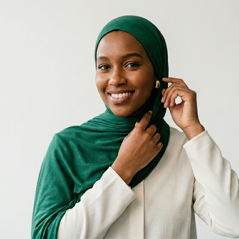 Hijab Jersey Coton Modal Doux pour Femme