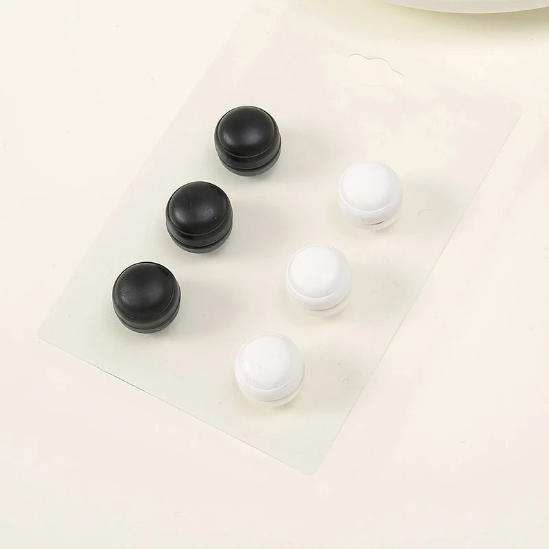 6 pièces d'épingles magnétiques mates pour hijab