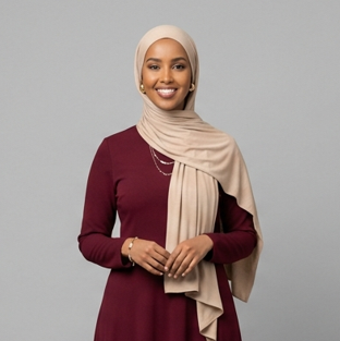 Hijab Jersey Coton Modal Doux pour Femme