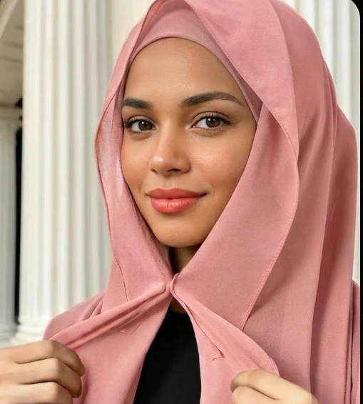 Hijab Chiffon à Boucle Magnétique