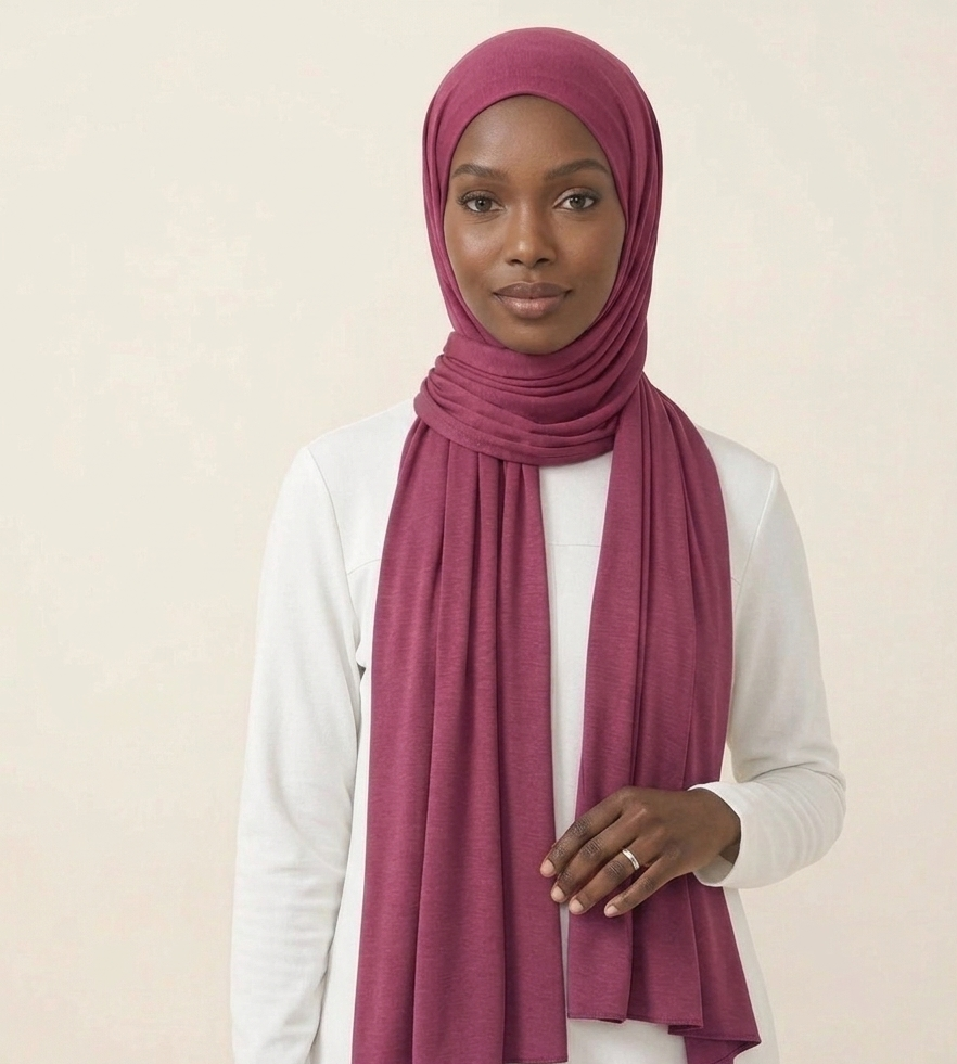 Hijab Jersey Coton Modal Doux pour Femme