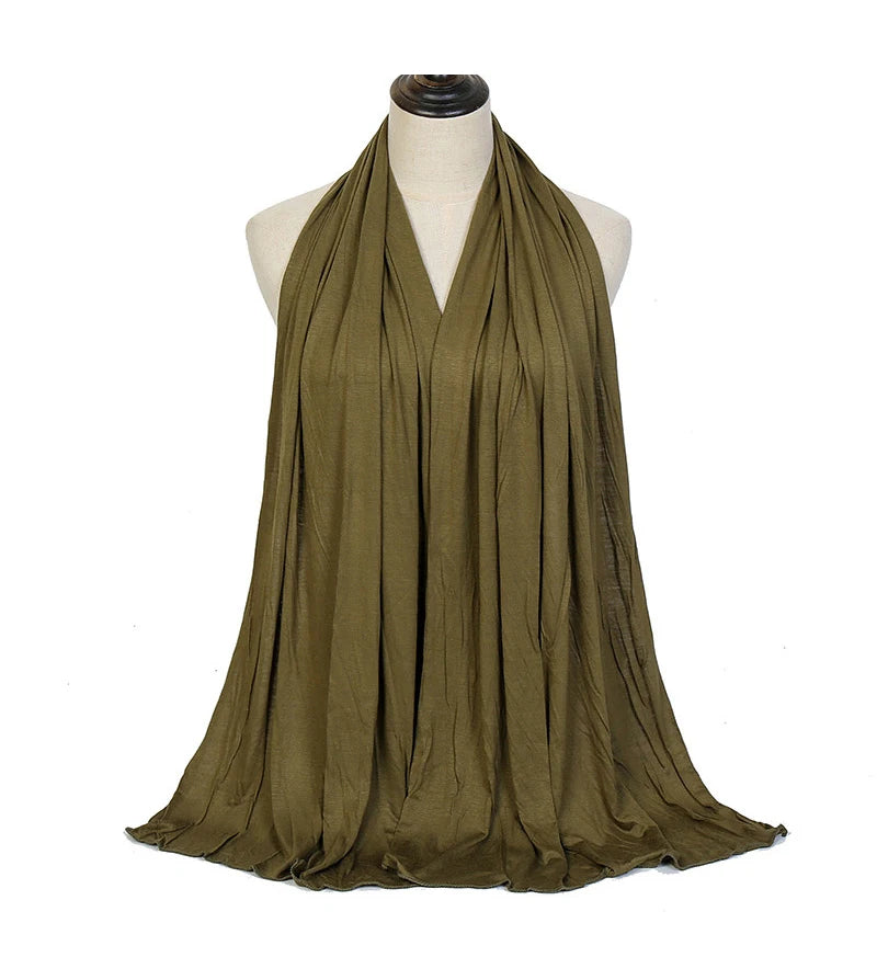 Hijab Jersey Coton Modal Doux pour Femme