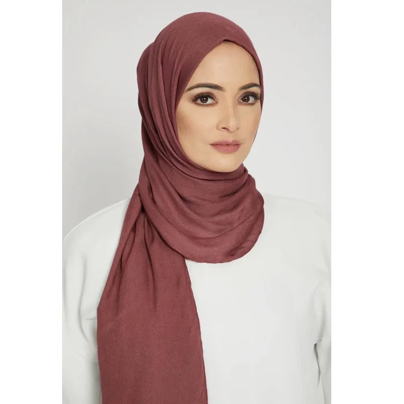 Hijab Jersey Coton Modal Doux pour Femme