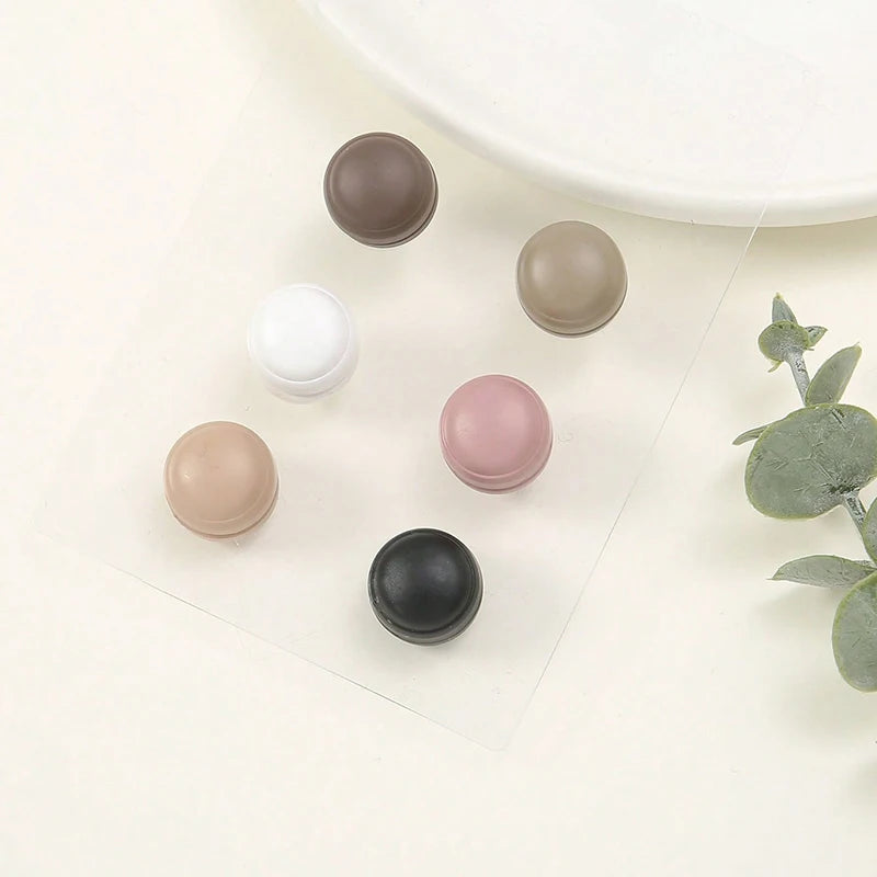 6 pièces d'épingles magnétiques mates pour hijab